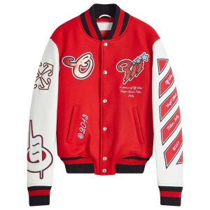 Off-White Scorpio Wool Varsity Jacket