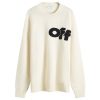 Off-White Logo Crew Knit