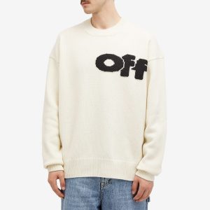 Off-White Logo Crew Knit