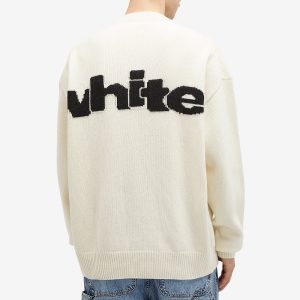 Off-White Logo Crew Knit