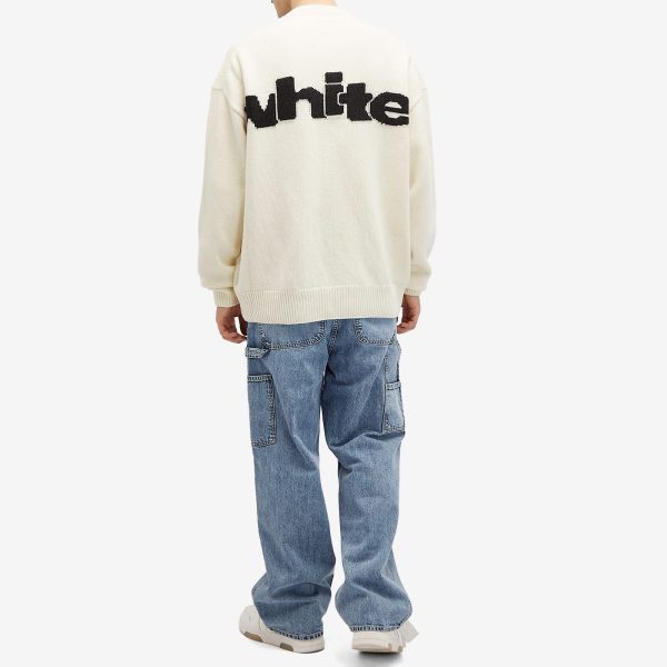 Off-White Logo Crew Knit