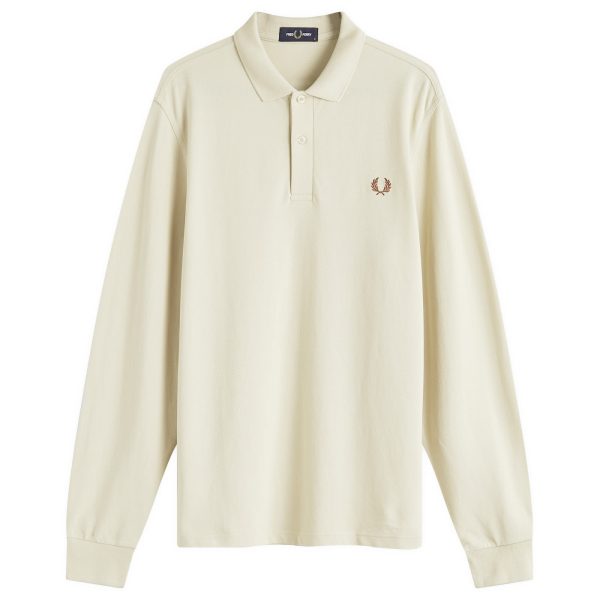 Fred Perry Long Sleeve Plain Polo