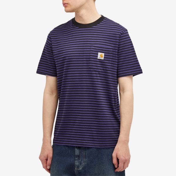 Carhartt WIP Verner Stripe Pocket T-Shirt