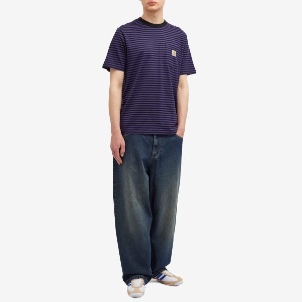 Carhartt WIP Verner Stripe Pocket T-Shirt