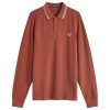 Fred Perry Long Sleeve Twin Tipped Polo