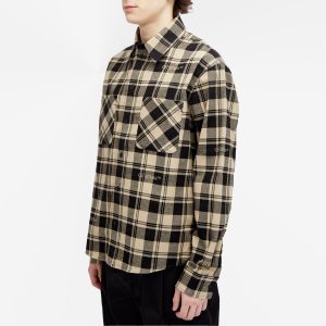 Off-White Logo Check Flannel Shirt