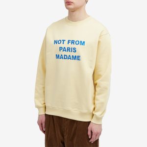 Drôle de Monsieur Not From Paris Madame Crew Sweat