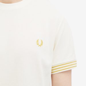 Fred Perry Striped Cuff T-Shirt