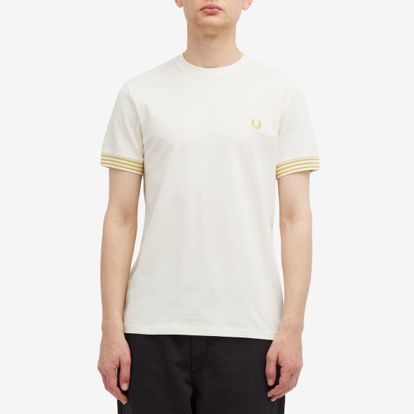 Fred Perry Striped Cuff T-Shirt