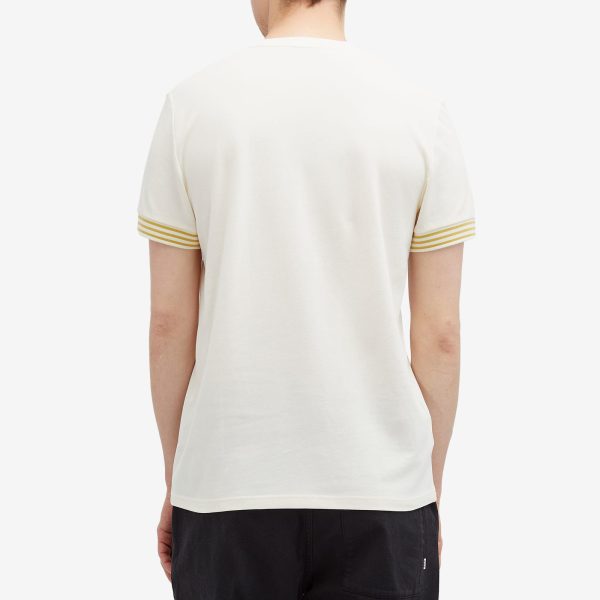 Fred Perry Striped Cuff T-Shirt