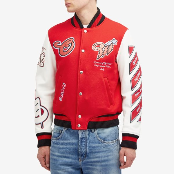 Off-White Scorpio Wool Varsity Jacket