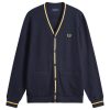 Fred Perry Tipped Pique Cardigan