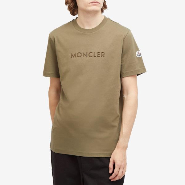 Moncler Text Logo T-Shirt