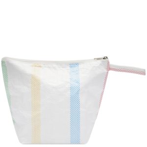 HAY Recycled Candy Stripe Wash Bag - Medium