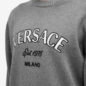 Versace Milano Embroidered Knit