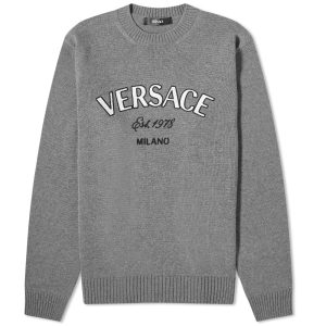 Versace Milano Embroidered Knit