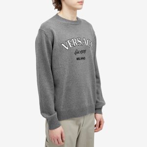 Versace Milano Embroidered Knit