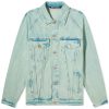 Palm Angels Overdye Logo Denim Jacket