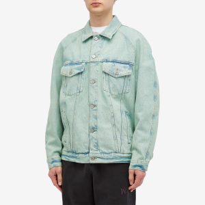 Palm Angels Overdye Logo Denim Jacket