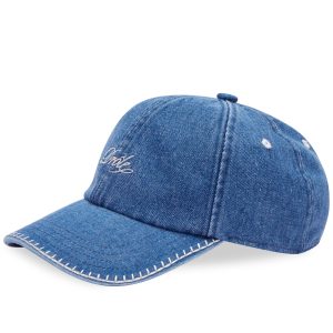 Drôle de Monsieur Embroiderd Logo Denim Cap