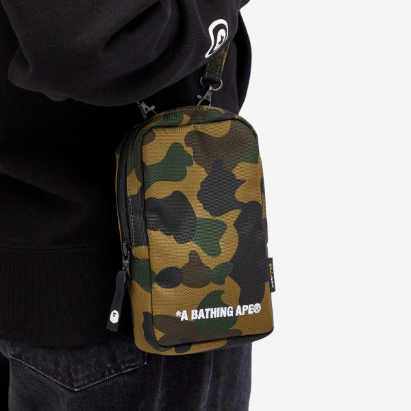 A Bathing Ape 1st Camo Cordura Phone Shoulder Bag