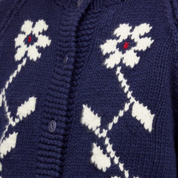 YMC Atomic Flower Cardigan