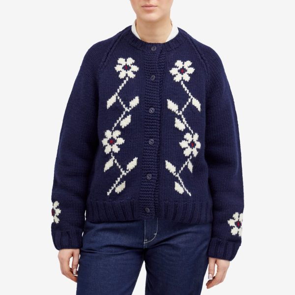 YMC Atomic Flower Cardigan