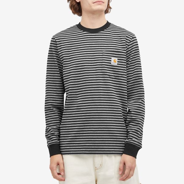 Carhartt WIP Long Sleeve Verner Stripe Pocket T-Shirt