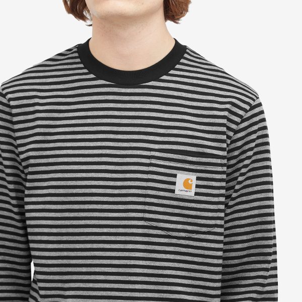 Carhartt WIP Long Sleeve Verner Stripe Pocket T-Shirt