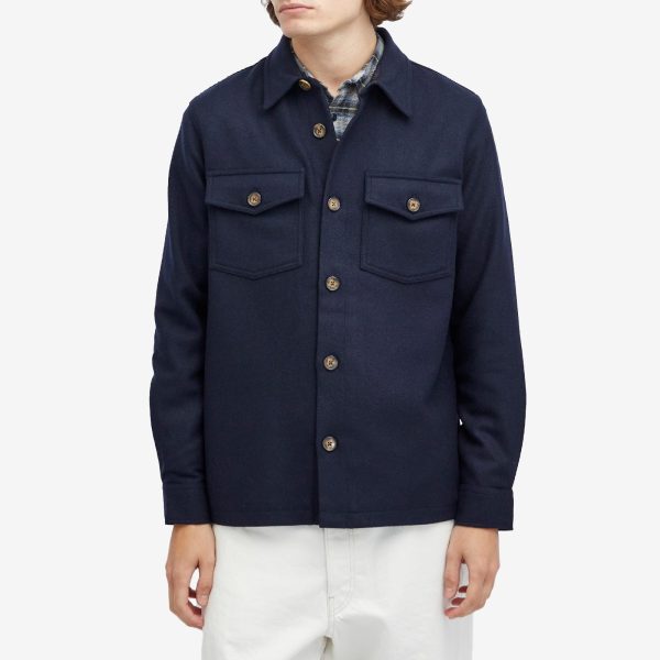 Portuguese Flannel Wool Field Overshirt