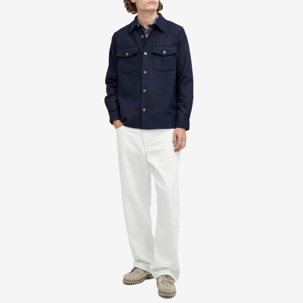 Portuguese Flannel Wool Field Overshirt