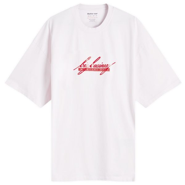 Martine Rose Oversized Logo Graphic T-shirt