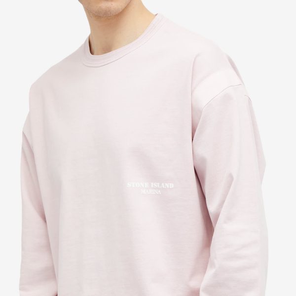 Stone Island Marina Logo Crew Sweat