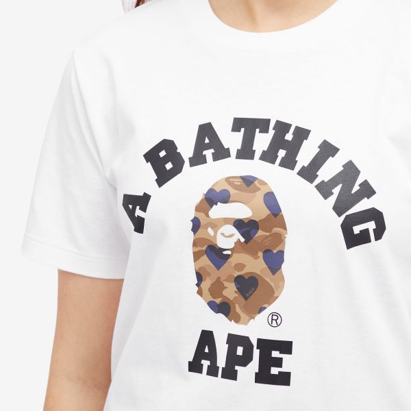 A Bathing Ape I love Bape College Tee