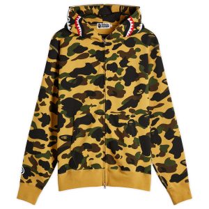 A Bathing Ape 1st Camo Full Zip Shark Hoodie