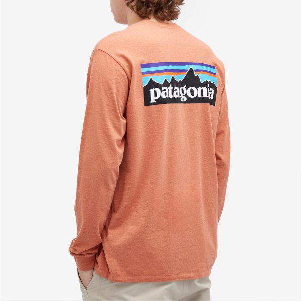 Patagonia Long Sleeve P-6 Logo Responsibili-T-Shirt