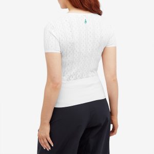 JW Anderson Pointelle Cap Sleeve Top