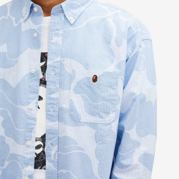 A Bathing Ape Solid Camo Button Down Shirt