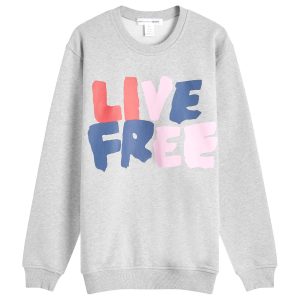 Comme des Garçons SHIRT Live Free Crew Sweatshirt