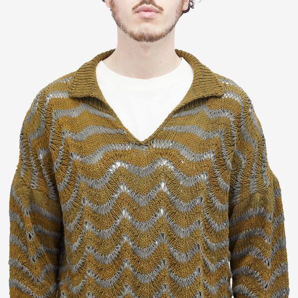 Kartik Research Patchwork Rugby Knit