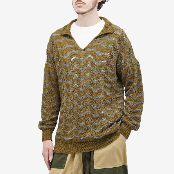 Kartik Research Patchwork Rugby Knit