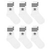 Adidas 3 Strip Crew Sock - 6 Pack