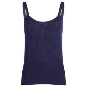 JW Anderson Pointelle Straight Neck Vest