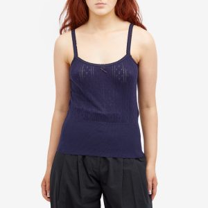 JW Anderson Pointelle Straight Neck Vest