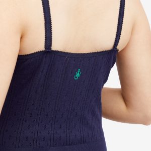 JW Anderson Pointelle Straight Neck Vest