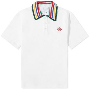 Casablanca Knit Collar Classic Polo