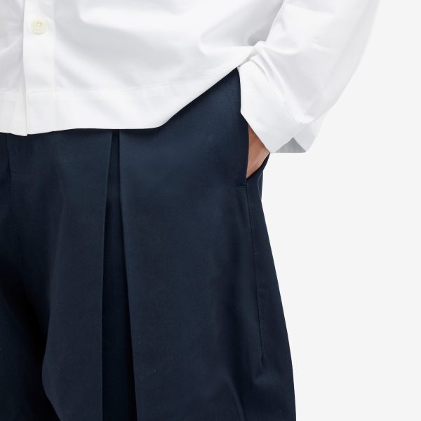 Sage Nation Box Pleat Trousers