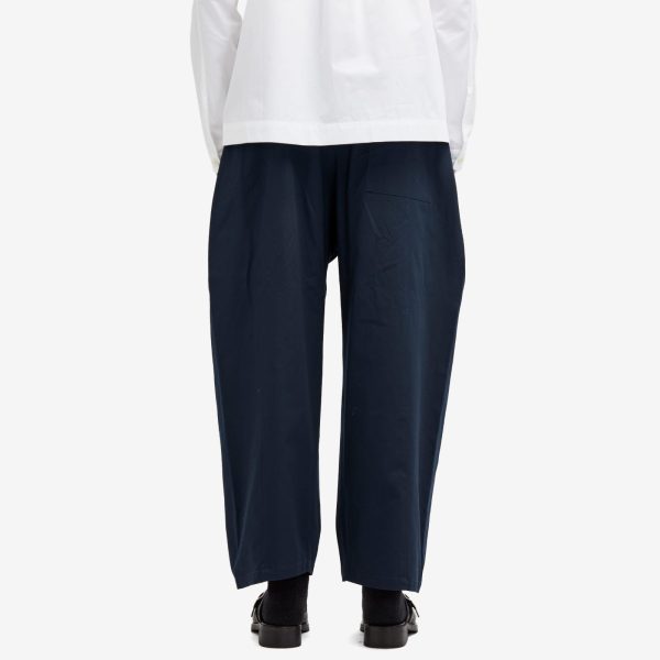 Sage Nation Box Pleat Trousers