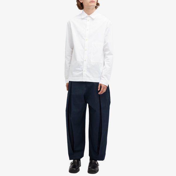 Sage Nation Box Pleat Trousers