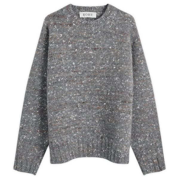 Róhe Relaxed Mouline Crew Neck Jumper